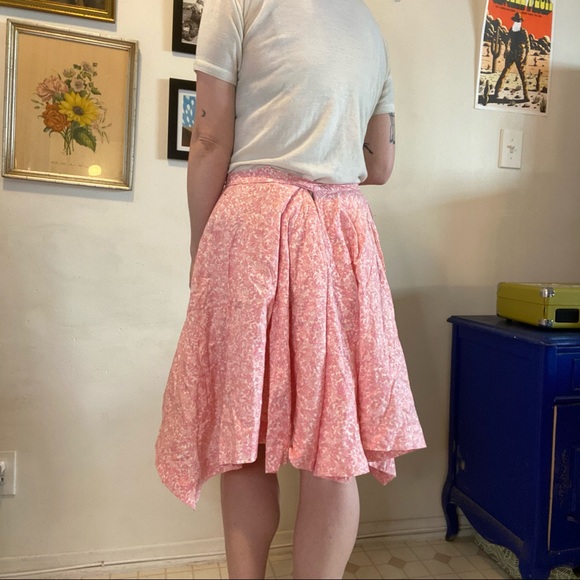 Cottagecore Embroidered Wrap Skirt - Picture 3 of 5